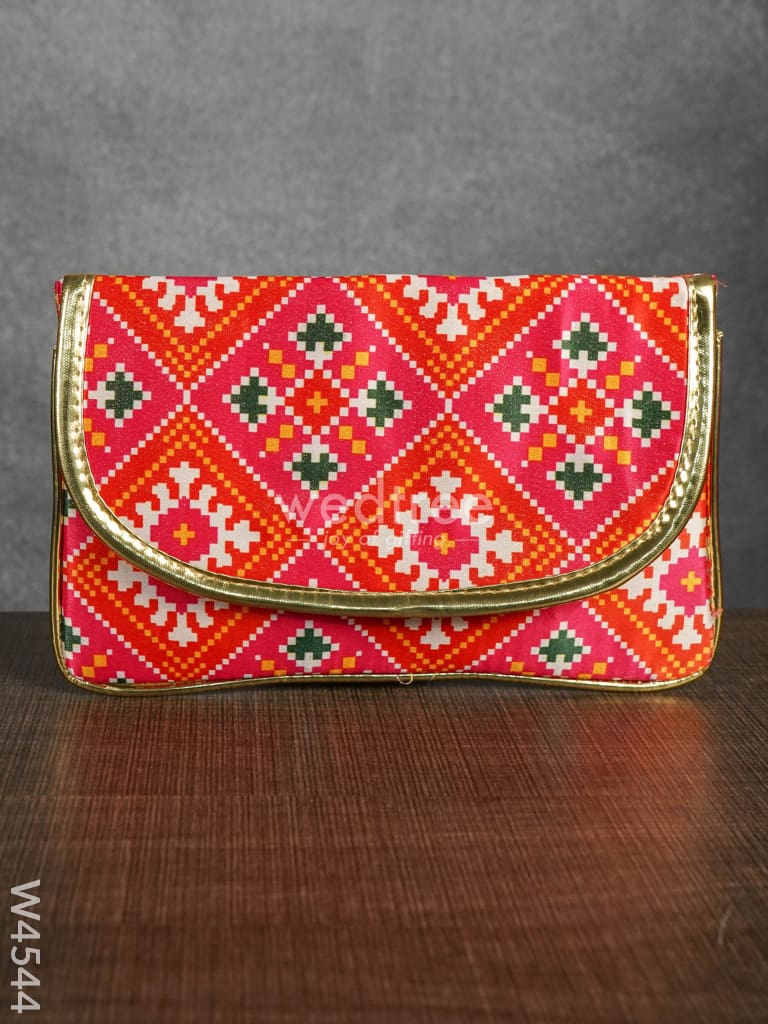 Clutch Purse With Mixed Digital Print - W4544 Clutches & Purses