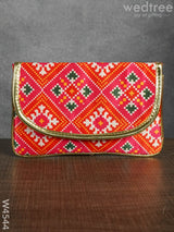 Clutch Purse With Mixed Digital Print - W4544 Clutches & Purses