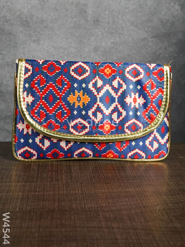 Clutch Purse With Mixed Digital Print - W4544 Clutches & Purses