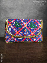 Clutch Purse With Mixed Digital Print - W4544 Clutches & Purses