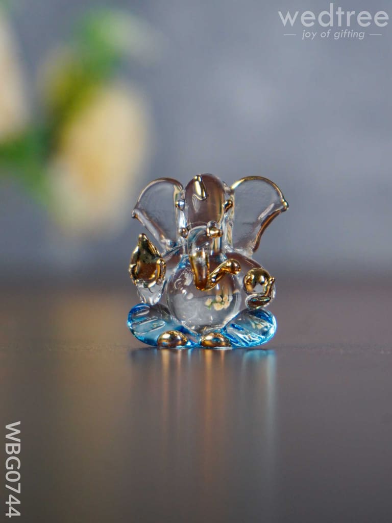 Colorful Glass Ganesha Idol - Wbg0744 Divine Figurines