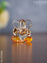 Colorful Glass Ganesha Idol - Wbg0744 Divine Figurines