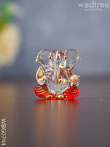 Colorful Glass Ganesha Idol - Wbg0744 Divine Figurines