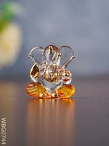 Colorful Glass Ganesha Idol - Wbg0744 Divine Figurines