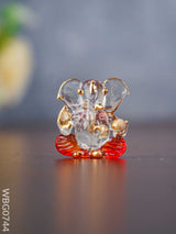 Colorful Glass Ganesha Idol - Wbg0744 Divine Figurines