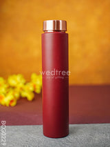 Copper Bottle 600Ml - Red Bcg0229 Bottles & Mugs