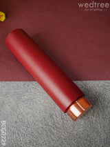 Copper Bottle 600Ml - Red Bcg0229 Bottles & Mugs