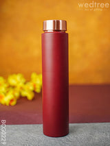 Copper Bottle 600Ml - Red Bcg0229 Bottles & Mugs