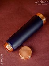 Copper Bottle 900Ml - Blue Bcg0228 Bottles & Mugs