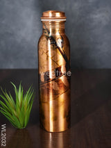 Copper Bottle With Prints - Wl2032 Utility