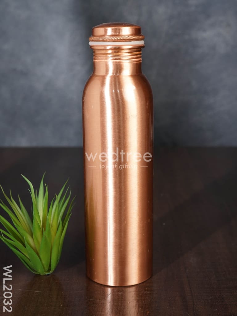 Copper Bottle With Prints - Wl2032 Utility