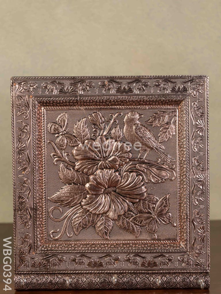 Copper Coated Keyhanger - Flower Embossing (9 X 10) Wbg0394 Key Hangers