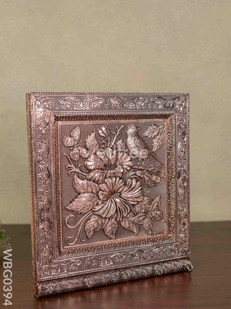 Copper Coated Keyhanger - Flower Embossing (9 X 10) Wbg0394 Key Hangers