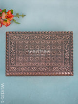 Copper Meenakari Manai (12 X 8) - Wl4131-1 Bajots &