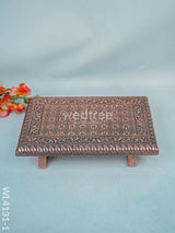 Copper Meenakari Manai (12 X 8) - Wl4131-1 Bajots &