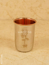 Copper With Stainless Steel Juice Glass Set Plain - Wl0104 Ss Utility