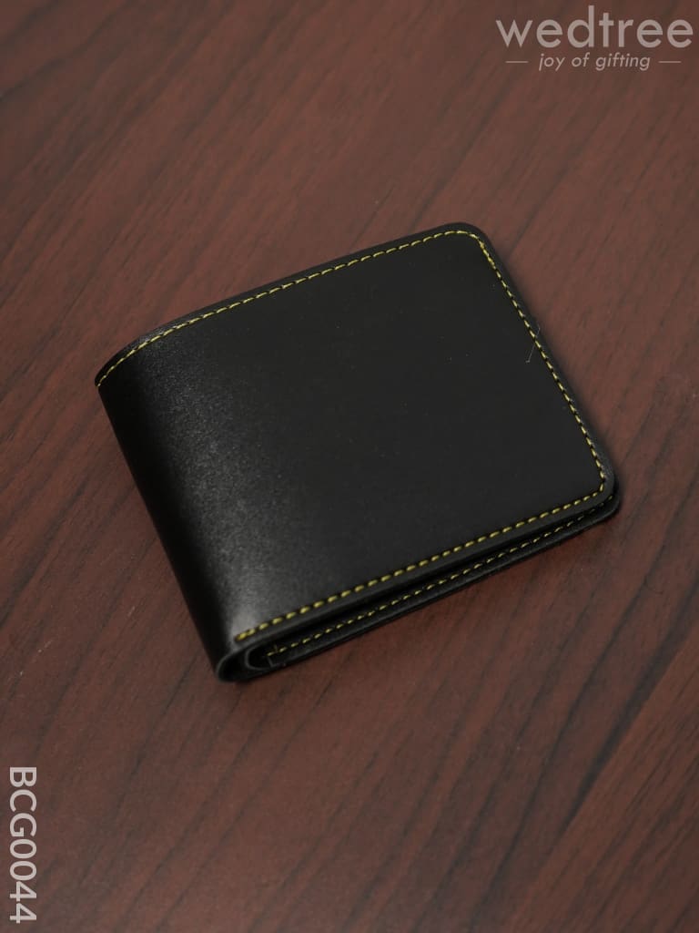 Corporate Gift - Bi Fold Lather Wallet Combo Black Bcg0044 Office Utility