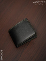 Corporate Gift - Bi Fold Lather Wallet Combo -Black Bcg0045 Office Utility