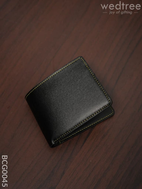 Corporate Gift - Bi Fold Lather Wallet Combo -Black Bcg0045 Office Utility