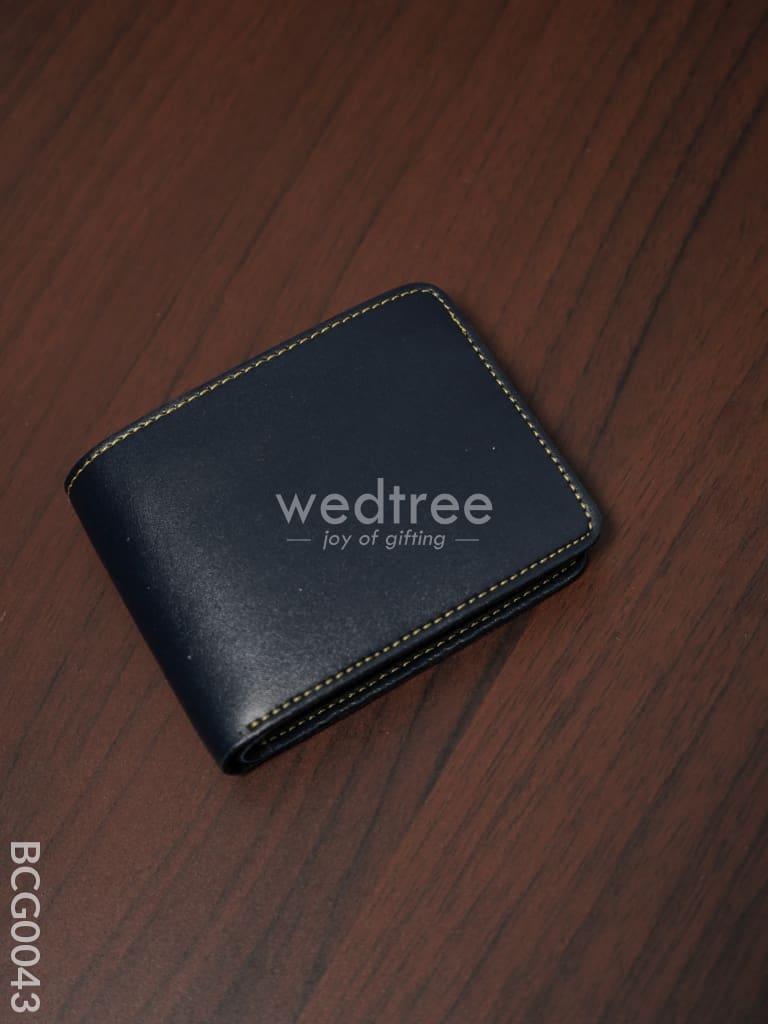 Corporate Gift - Bi Fold Lather Wallet Combo Blue Bcg0043 Office Utility