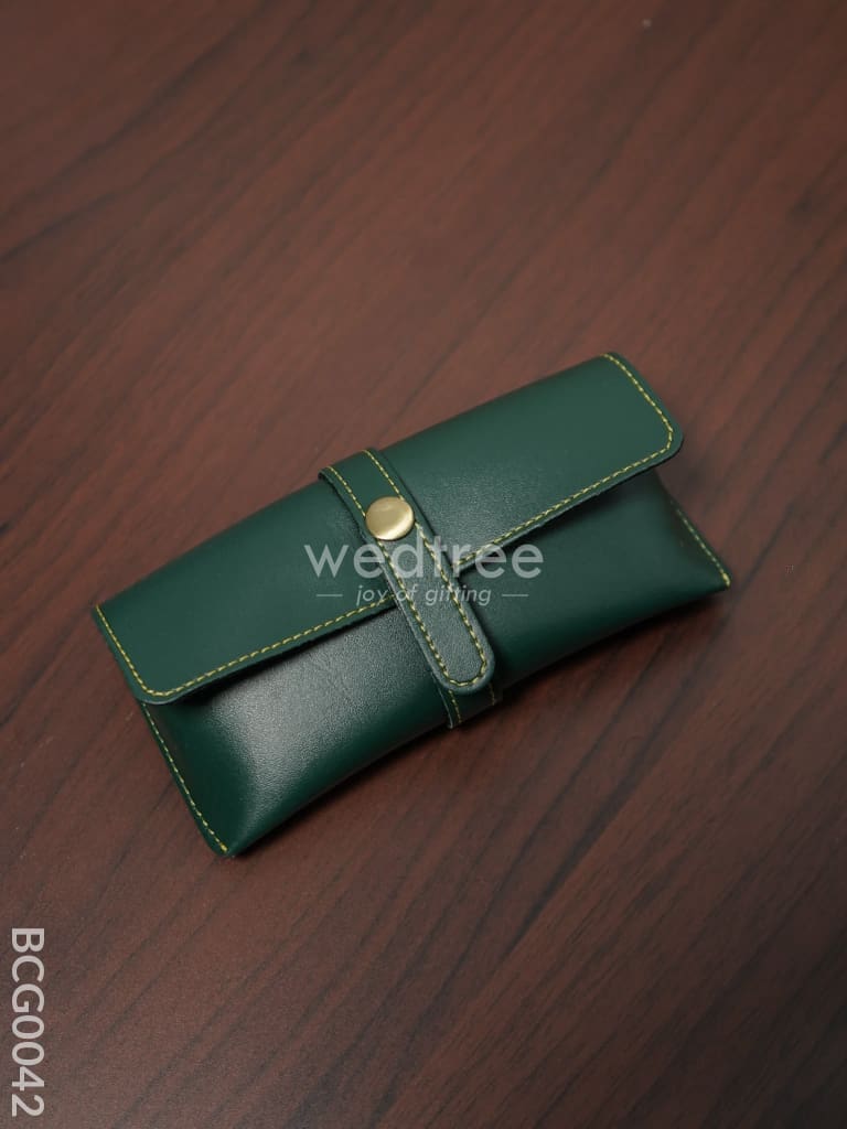 Corporate Gift - Bi Fold Lather Wallet Combo Green Bcg0042 Office Utility