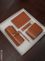 Corporate Gift - Bi Fold Lather Wallet Combo Tan Bcg0047 Office Utility