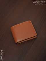 Corporate Gift - Bi Fold Lather Wallet Combo Tan Bcg0047 Office Utility