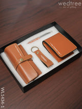 Corporate Gift - Bi Fold Wallet Combo 1 -Wl1434 Lather -Tan Gifts