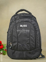 Corporate Gift - Black Coloured Backpack Bcg0149 Branding