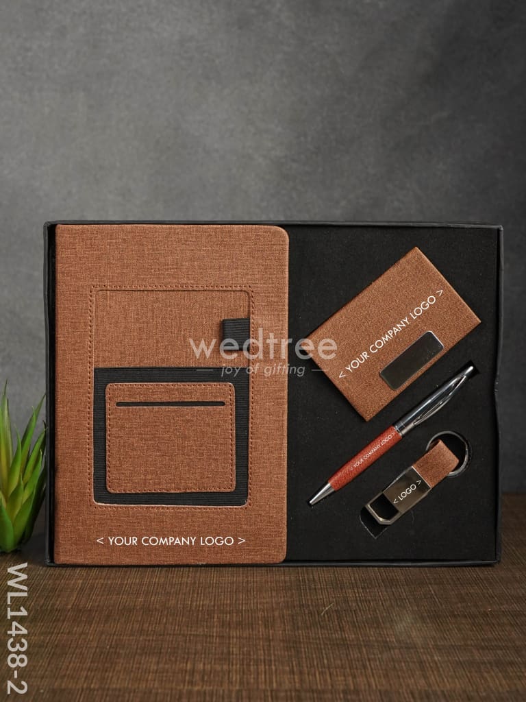 Corporate Gift - Employee Joining Wl1438 Brown Wl1438-2 Gifts