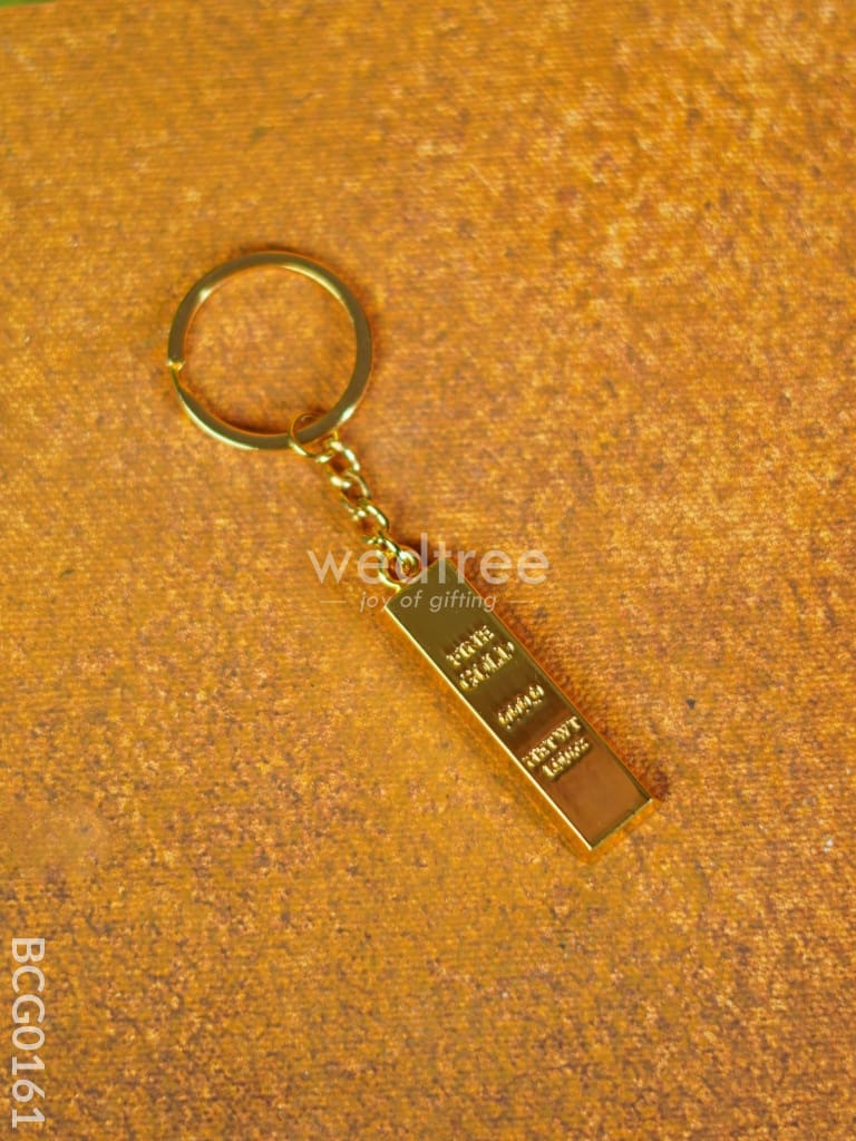 Corporate Gift - Gold Bar Keychain Bcg0161 Office Utility