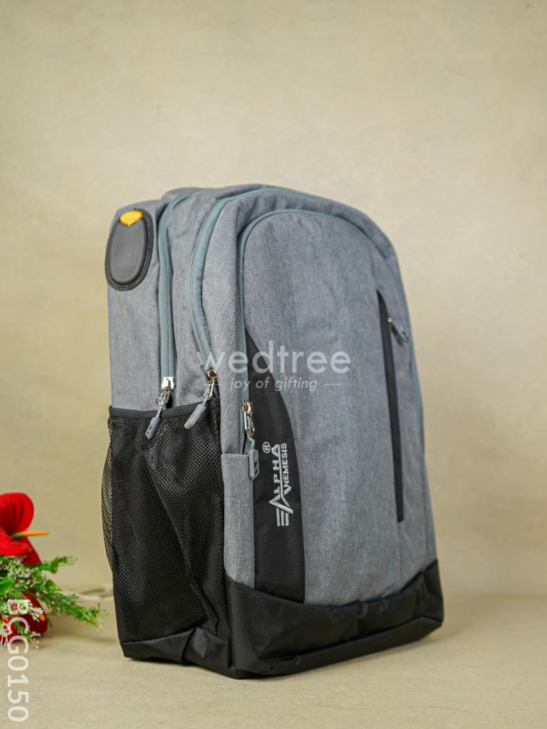 Corporate Gift - Grey Coloured Backpack Bcg0150 Branding