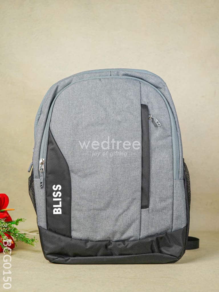 Corporate Gift - Grey Coloured Backpack Bcg0150 Branding