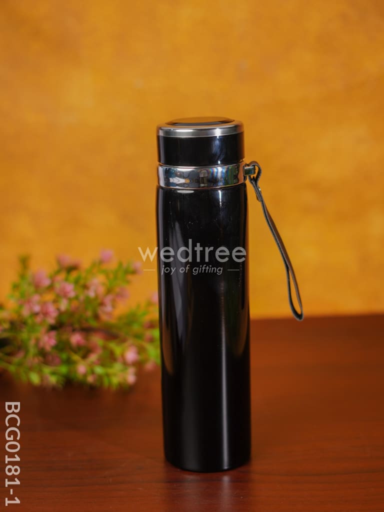 Corporate Gift - Stainless Steel Bottle Bcg0181 Black Office Utility