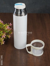 Corporate Gift - White Stainless Steel Vacuum Cup & Flask Wl2888 Gifts