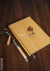 Corporate Gift - Wooden Diary Set Bcg0062 Diaries & Notepads