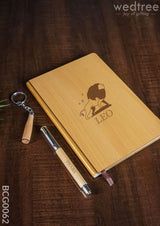 Corporate Gift - Wooden Diary Set Bcg0062 Diaries & Notepads