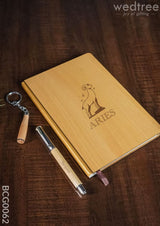 Corporate Gift - Wooden Diary Set Bcg0062 Diaries & Notepads