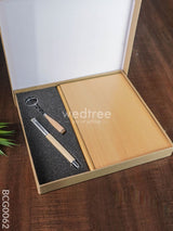 Corporate Gift - Wooden Diary Set Bcg0062 Office Utility