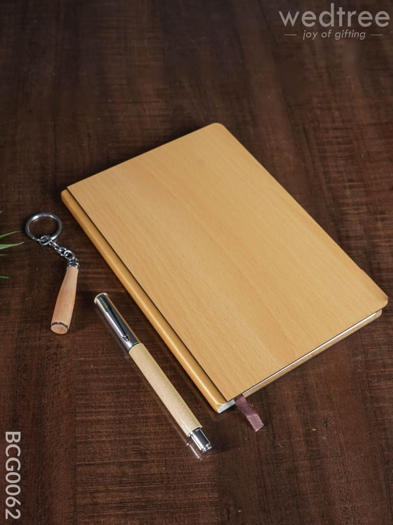 Corporate Gift - Wooden Diary Set Bcg0062 Office Utility