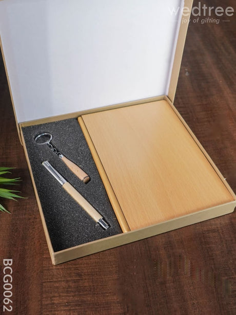 Corporate Gift - Wooden Diary Set Bcg0062 Office Utility