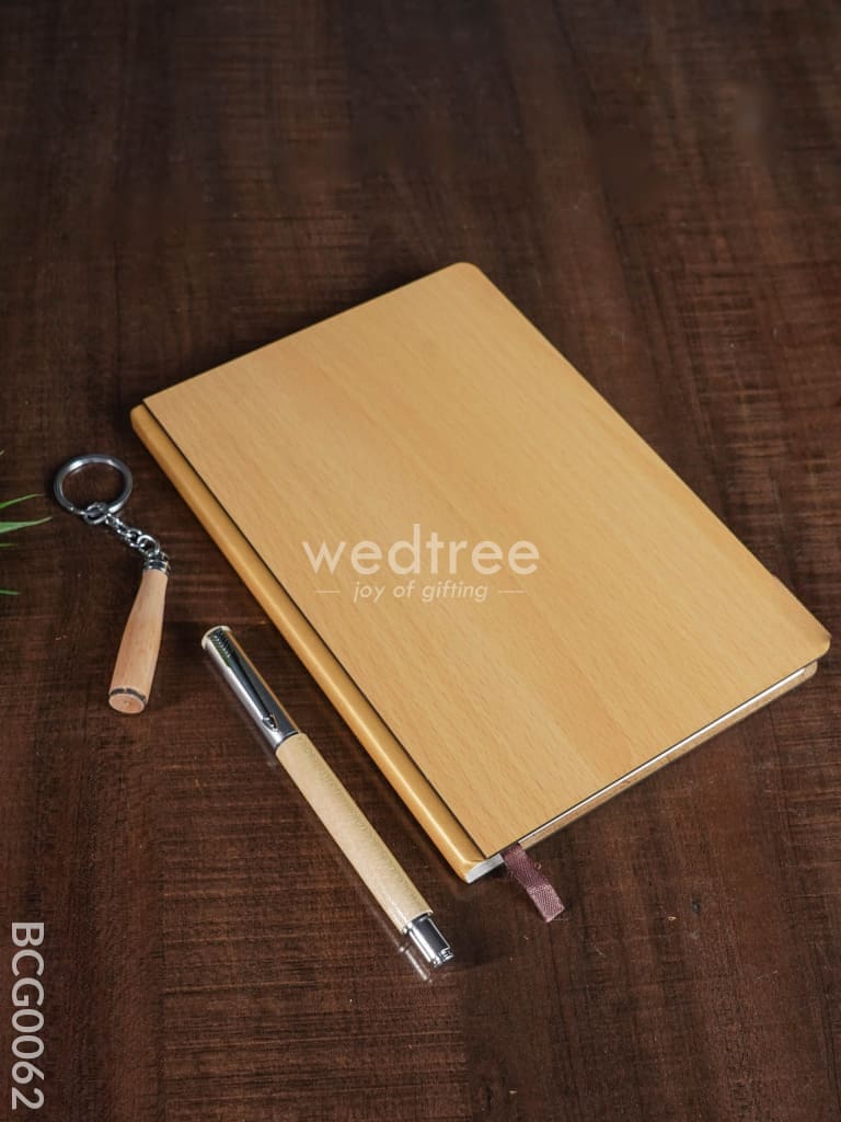 Corporate Gift - Wooden Diary Set Bcg0062 Office Utility