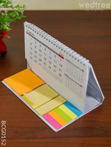 Corporate Gifts - Sticky Note Pad With Calendar Bcg0152 Office Utility