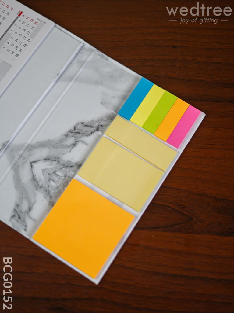 Corporate Gifts - Sticky Note Pad With Calendar Bcg0152 Office Utility