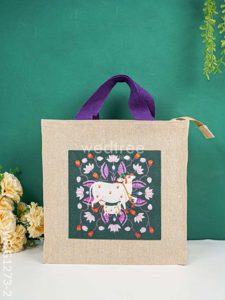 Cotton Cloth Bag For Thamboolam - Wbg1273 Jute Bags