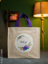 Cotton Cloth Bag For Tamboolam - Wbg1273 Purple Jute Bags