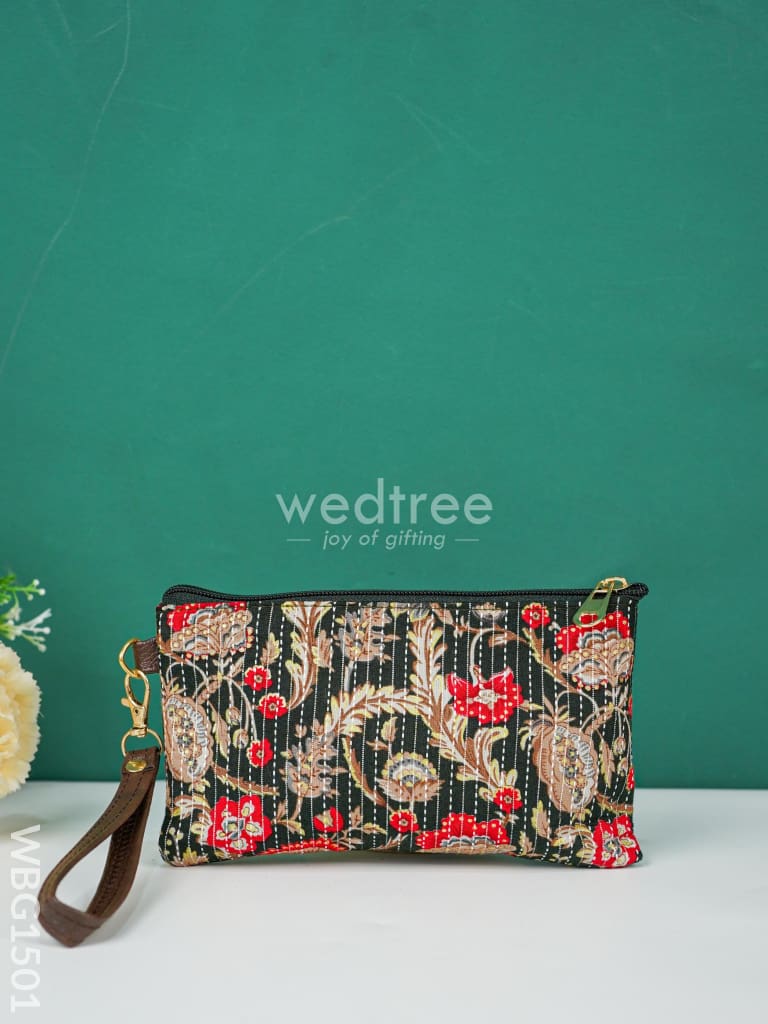 Cotton Multi Colour Handy Pouch - Wbg1501 Clutches & Purses