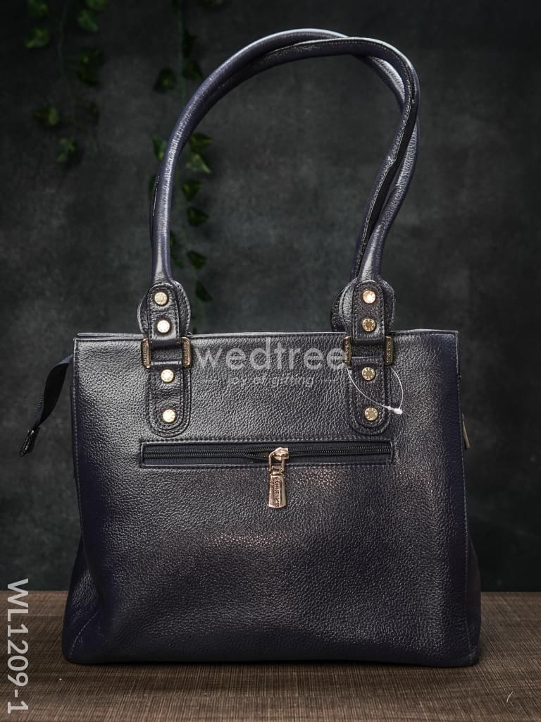 Croc-Texture Leather Handbag - Wl1209 Handbags