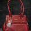 Croc-Texture Leather Handbag - Wl1209 Red Handbags