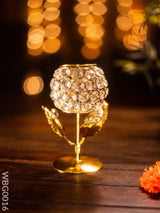 Crystal T Light Holder (Small) - Wbg0016 Candles